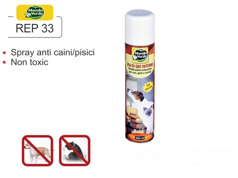 Spray anti caini si pisici pentru uz interior - REP 33 